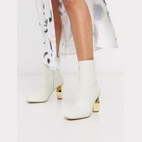 Kurt Geiger Women's White Ankle Boots