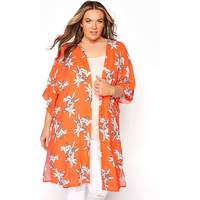 Yours Clothing Women's Longline Kimonos