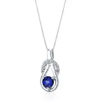 R&O Women's Sapphire  Necklaces
