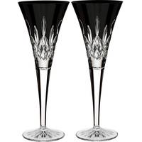 Waterford Champagne Flutes and Saucers