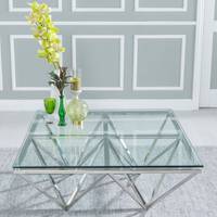 Choice Furniture Superstore Glass And Metal Coffee Tables