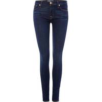 7 For All Mankind Women's Mid Rise Skinny Jeans