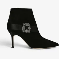 Manolo Blahnik Women's Suede Ankle Boots