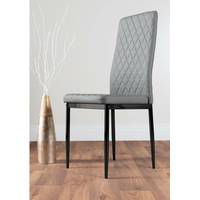 Furniturebox UK Grey Dining Chairs
