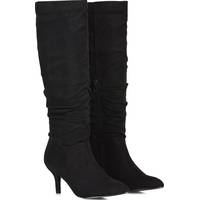 XY London Women's Suede Knee High Boots