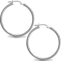 Jewelco London Women's Hoop Earrings