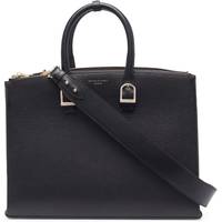 Aspinal Of London Women's Black Leather Tote Bags