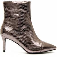 Secret Sales Womens Silver Ankle Boots