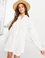 ASOS DESIGN Women's White Shirt Dresses