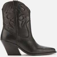 The Hut Women's Black Leather Boots