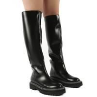 Public Desire Women's Black Knee High Boots