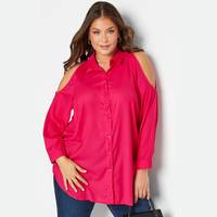 Yours Plus Size Cold Shoulder Tops