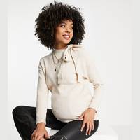 Mama Licious Women's White Jumpers