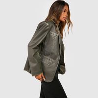 Debenhams Women's Faux Leather Blazers