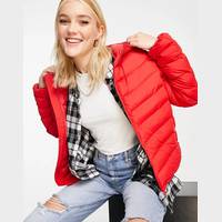 Brave Soul Women's Red Puffer Jackets