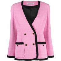 Alessandra Rich Women's Pink Tweed Jackets