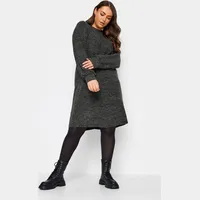 Yours Women's Grey Jumper Dresses