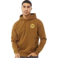 MandM Direct Men's Brown Hoodies