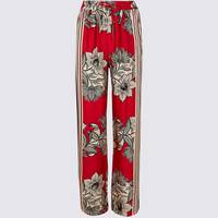 Marks & Spencer Floral Trousers For Women