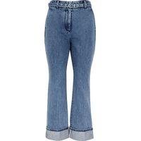 Harvey Nichols Women's Cropped Flare Jeans