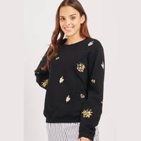 Everything5Pounds Women's Embroidered Sweatshirts