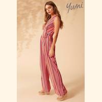 Yumi Stripe Jumpsuits for Women