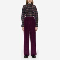 FARFETCH Women's Wide Leg Corduroy Trousers