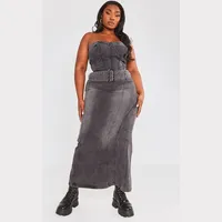 PrettyLittleThing Plus Size Denim Skirts