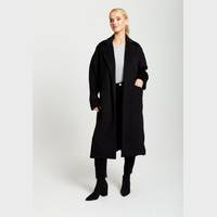 Secret Sales Women's Black Belted Coats