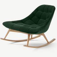 MADE.COM Green Velvet Chairs