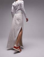 Topshop Women's White Denim Skirts