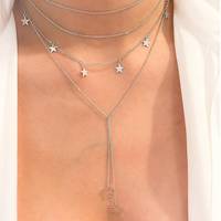 SHEIN Womens Fringe Necklace