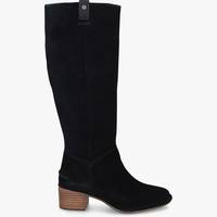 UGG Women's Black Leather Knee High Boots