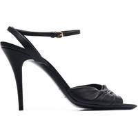 Saint Laurent Women's Black Ankle Strap Sandals