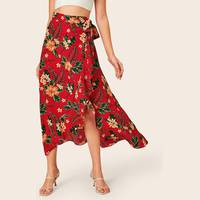 SHEIN Long Floral Skirts for Women