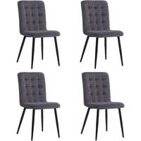 Ebern Designs Grey Dining Chairs