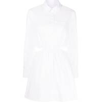 FARFETCH Women's White Cut Out Dresses
