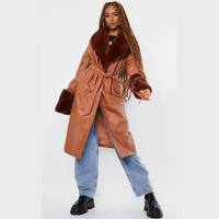 PrettyLittleThing Women's Brown Trench Coats