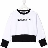 FARFETCH Balmain Girl's Print Sweatshirts