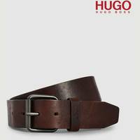 Boss Brown Leather Belts for Men