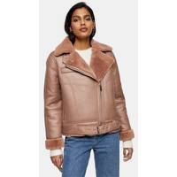 ASOS Women's Pink Leather Jackets