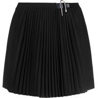 FARFETCH Women's Black Pleated Mini Skirts