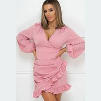 Pink Boutique Women's Pink Wrap Dresses