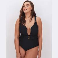 Simply Be Women's black plus size swimsuits