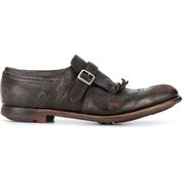 Church's Mens Brown Leather Shoes With Bucklet