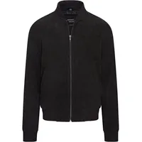 Infinity Leather Men's Black Bomber Jackets