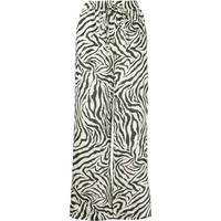 FARFETCH Women's Zebra Print Trousers