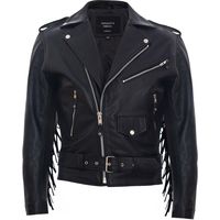 Infinity Leather Men's Black Leather Jackets