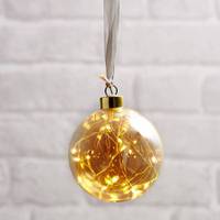 BrandAlley Christmas Glass Baubles