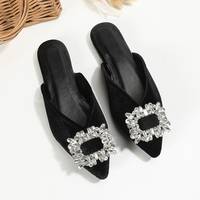 SHEIN Women's Black Flat Shoes